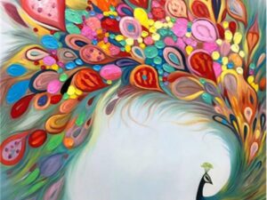 טווס צבעוני